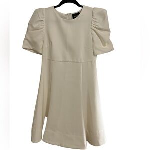 DO+BE White Puff Sleeve Mini Dress size small